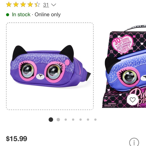 Purse Pets Savannah Spotlight Belt Bag - Picture 2 of 4